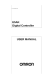 E5AK Digital Controller USER MANUAL