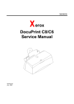 Xerox DocuPrint C8/C6 Service Manual