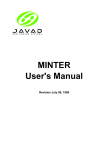 MINTER User's Manual