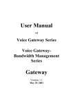 User Manual Gateway - ETKM -- Telecomunicações, Network
