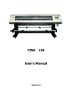 FINA 160 User's Manual