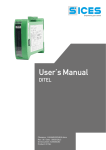 User's Manual - SICES Brasil LTDA