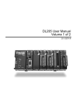 DL205 User Manual Volume 1 of 2