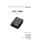 DMC-30000 User Manual - Ultra Sistemas de Controle