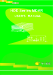 HDD Mobile DVR User Manual V1.09E