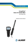CompuFlow Indoor Air Quality Meter Alnor Model CF930