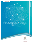 HALOGEN USER GUIDE - Université d'Ottawa