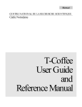 T-Coffee User Guide and Reference Manual