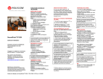 SoundPoint IP 650 Quick User Guide - Support