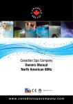 Canadian Spa Company Owners Manual North American 60Hz