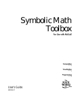 Symbolic Math Toolbox User's Guide
