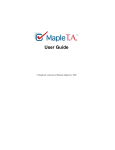 User Guide - Maplesoft