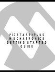 PICSTART Plus Mechatronics Getting Started User's Guide