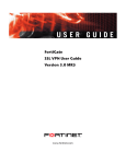 FortiGate SSL VPN User Guide