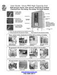 User Guide - lotus&reg; PRO High Capacity Unit