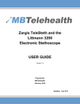 Zargis TeleSteth and the Littmann 3200 Electronic