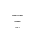 eDocument Expert User Guide