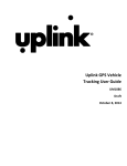 Uplink GPS Vehicle Tracking User Guide