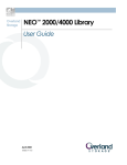 NEO 2000/4000 Library User Guide