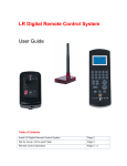 LR Digital Remote Control System User Guide