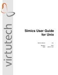 Simics User Guide for Unix