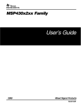 MSP430x2xx Family User's Guide (Rev. E