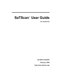 SaTScanJ User Guide - University of Manitoba