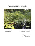 Wetland User Guide