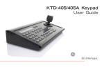 KTD-405/405A Keypad User Guide