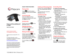Polycom SoundStation IP 5000 Quick User Guide