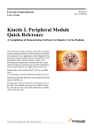 KLQRUG, Kinetis L Peripheral Module Quick Reference