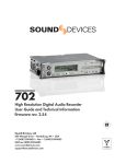 702 User Guide and Technical Information