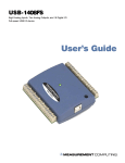 USB-1408FS User's Guide - Electrical and Computer Engineering