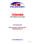 CIX Telephone User Guide For Service Call