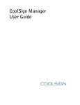 CoolSign Manager User Guide