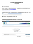 User guide - CSA eLearning