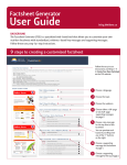 User Guide - Factsheet Generator