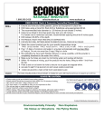USER GUIDE ECOBUST 2011