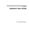 Aphelion User Guide