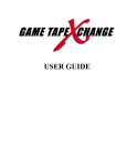 Game Tape Exchange User Guide