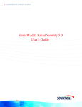 SonicWALL Email Security 5.0 User's Guide