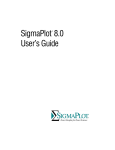 SigmaPlot® 8.0 User's Guide
