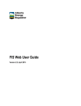 FIS Web User Guide - Alberta Energy Regulator