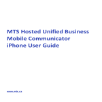 HUB Mobile Communicator iPhone User Guide