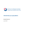 TFRI RA-FRS User Guide (DRAFT)