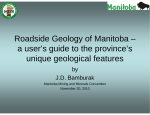 Roadside Geology of Manitoba – a user's guide to the province's