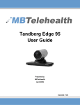 Tandberg Edge 95 User Guide