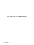 User Guide to the Fiscal Arrangements Model