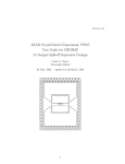 LEAR Crystal Barrel Experiment, PS197 User Guide for CBDROP A