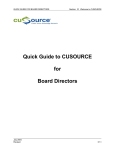 User Guide - CUSOURCE || support